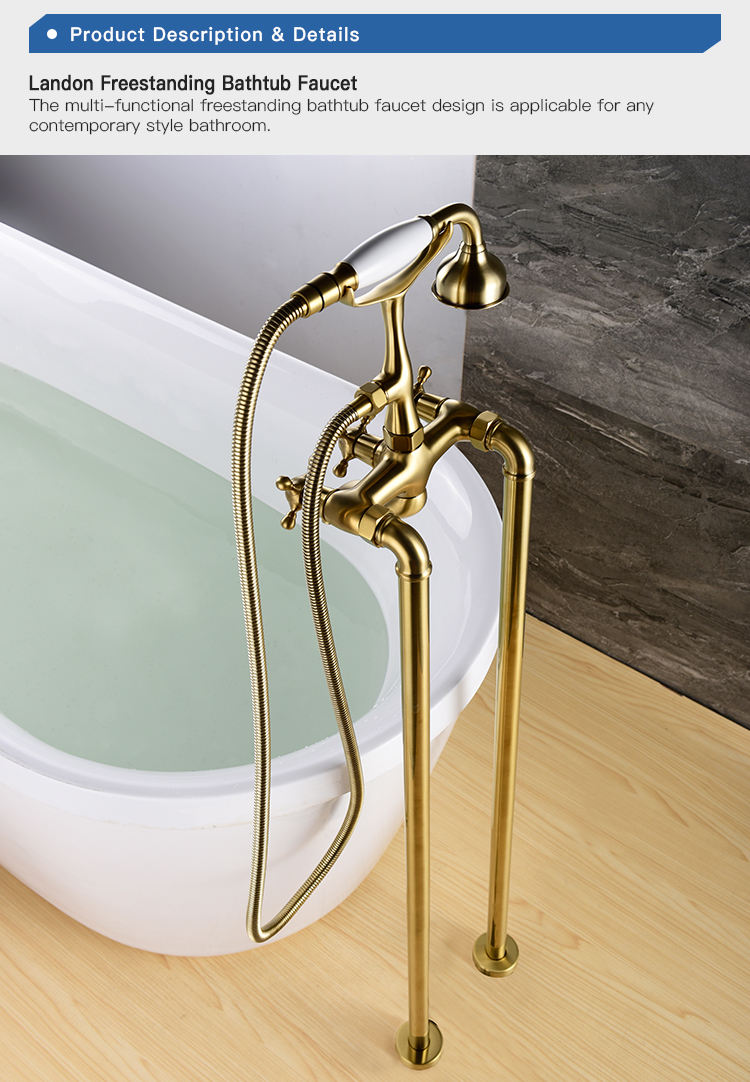DeckMount Roman Bathtub Faucet Brass Chrome Bathroom Faucet Buy
